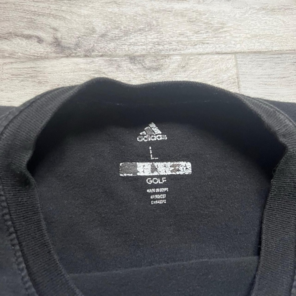 Adidas Men's Black and White Long Sleeve Tee - Picture 2 of 6